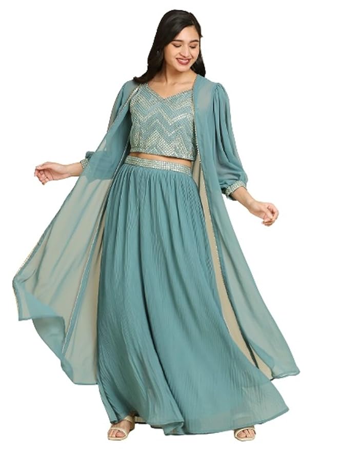 women Georgette Lehenga And Choli